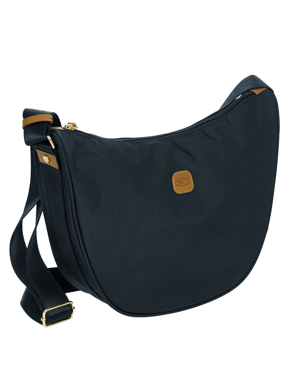 Bric's Borsa Mezzaluna Media X-Collection Bric's – Tessuto Riciclato, Tracolla