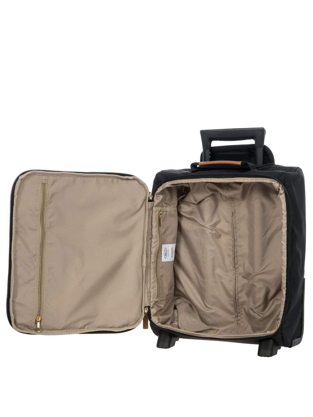 Bric's Trolley Cabina Underseat X-Collection Bric's – Nero, Nylon Riciclato, 2 Ruote