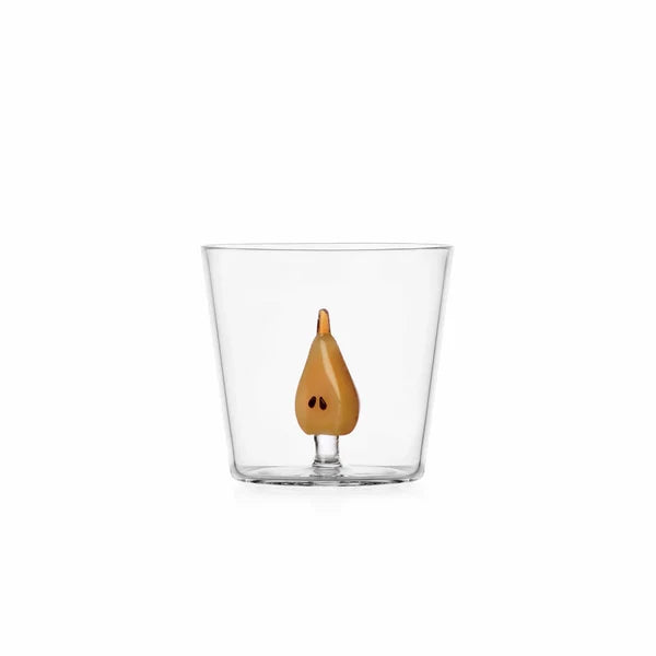 Ichendorf Milano | Bicchiere Fruits & Flowers Mezza Pera in vetro borosilicato 35 cl