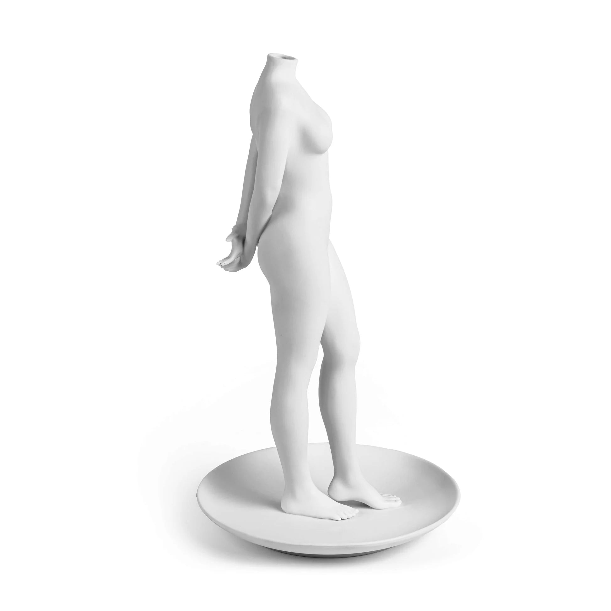 SELETTI - VASO IN PORCELLANA "LA TIMIDA" CM 16X16 H.26