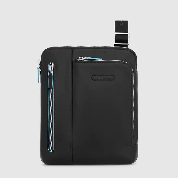 Piquadro Borsello Uomo in Pelle nero con Vano iPad 10,2" / Air 10,9" / Pro 11" | CA1816B2