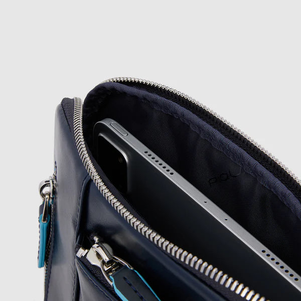 Piquadro Borsello Uomo in Pelle nero con Vano iPad 10,2" / Air 10,9" / Pro 11" | CA1816B2