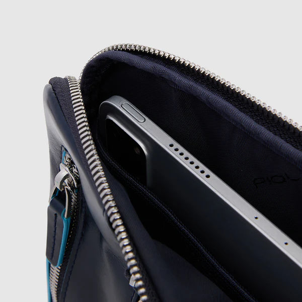Piquadro Borsello Uomo in Pelle nero con Vano iPad 10,2" / Air 10,9" / Pro 11" | CA1816B2