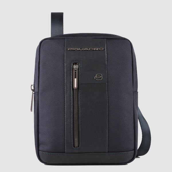 Piquadro Borsello Uomo Porta iPad 10,2" / Air / Pro 11" in Nylon Riciclato e Pelle con Tasca AirPods | CA1816BR2