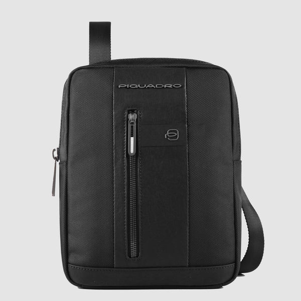 Piquadro Borsello Uomo Porta iPad 10,2" / Air / Pro 11" in Nylon Riciclato e Pelle con Tasca AirPods | CA1816BR2