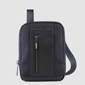 Piquadro Borsello Uomo Porta iPad Mini in Nylon Riciclato e Pelle con RFID e Tasca AirPods | CA3084BR2