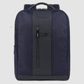 Piquadro Zaino Uomo in Pelle e Nylon Riciclato Porta PC 15,6" e iPad® con Antifurto | CA4818BR2