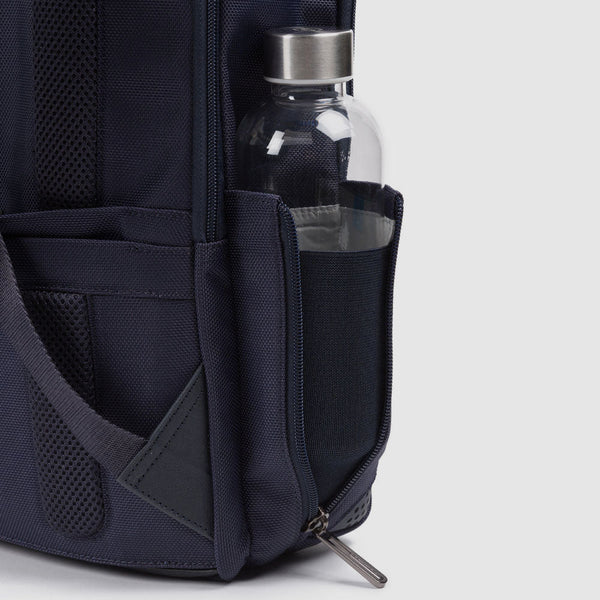 Piquadro Zaino Uomo in Pelle e Nylon Riciclato Porta PC 15,6" e iPad® con Antifurto | CA4818BR2