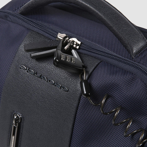 Piquadro Zaino Uomo in Pelle e Nylon Riciclato Porta PC 15,6" e iPad® con Antifurto | CA4818BR2
