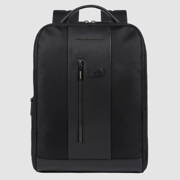 Piquadro Zaino Uomo in Pelle e Nylon Riciclato Porta PC 15,6" e iPad® con Antifurto | CA4818BR2