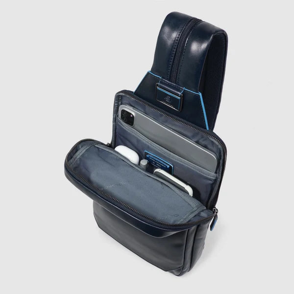 Piquadro Monospalla Uomo in Pelle Portabile a Zaino con Protezione RFID | CA6589B2