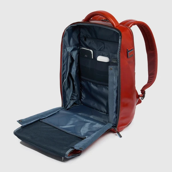 Piquadro Zaino Uomo in Pelle Porta PC 14" e iPad® Personalizzabile con Antifurto | CA6591B2