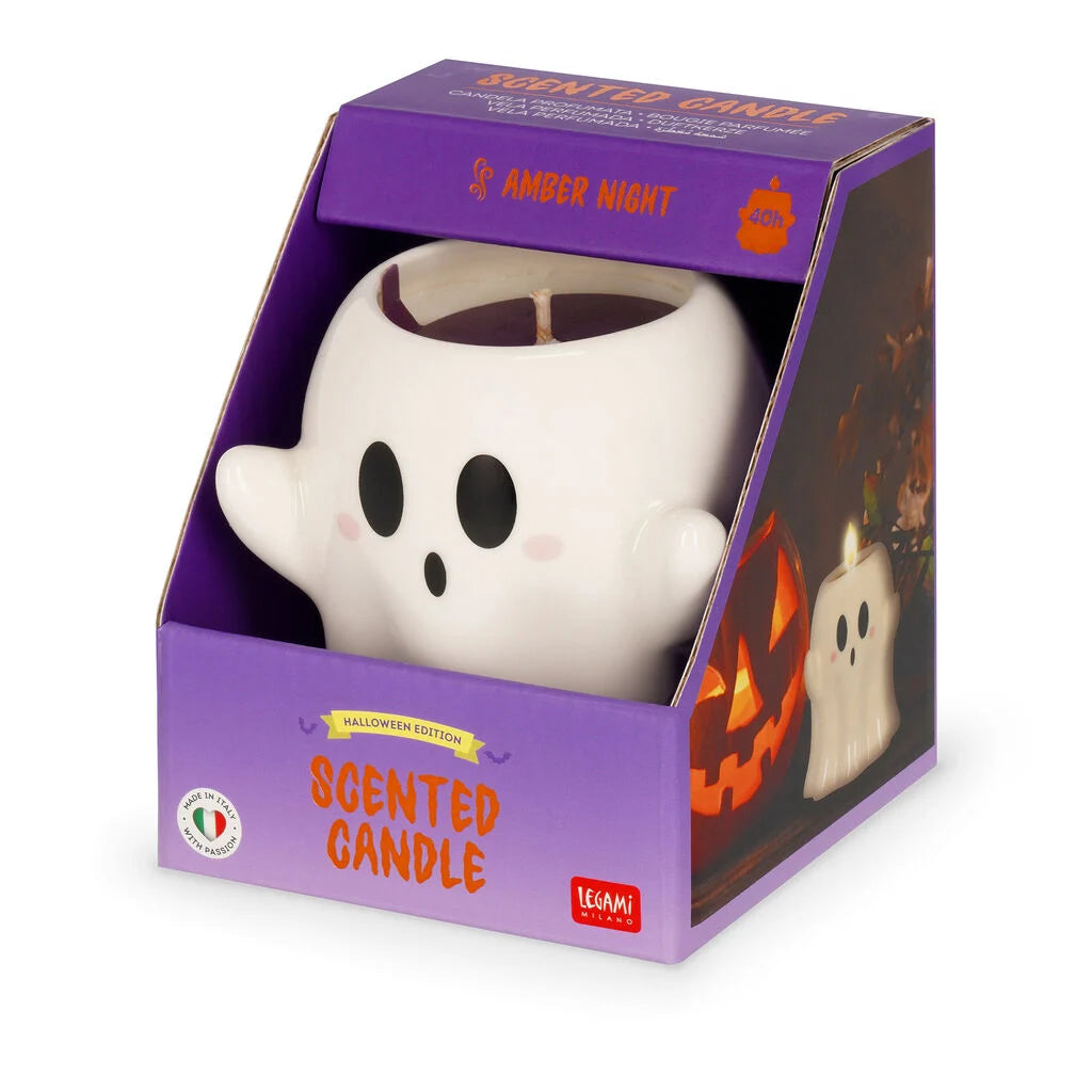 Legami Halloween - Candela Profumata Fantasma in Ceramica - Ghost - Ambra