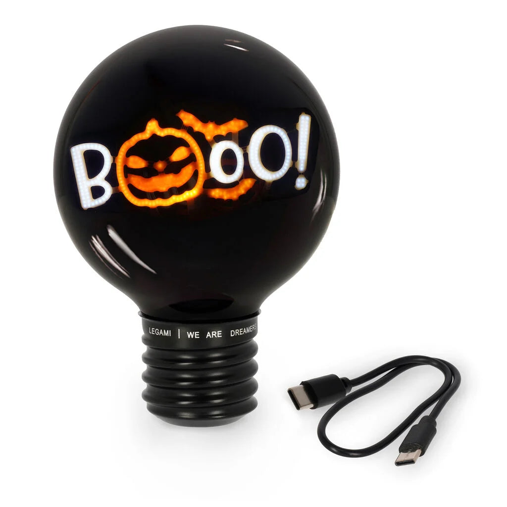 Legami Halloween - Lampada da Tavolo a Forma di Lampadina XL - Bulb Fiction