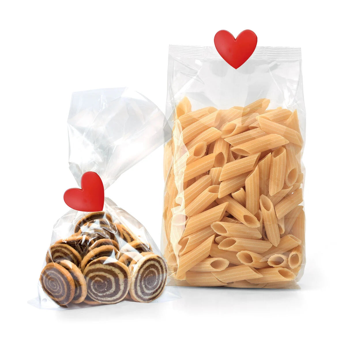 LEGAMI - SET 6 CLIP CHIUDI PACCO - CUORE