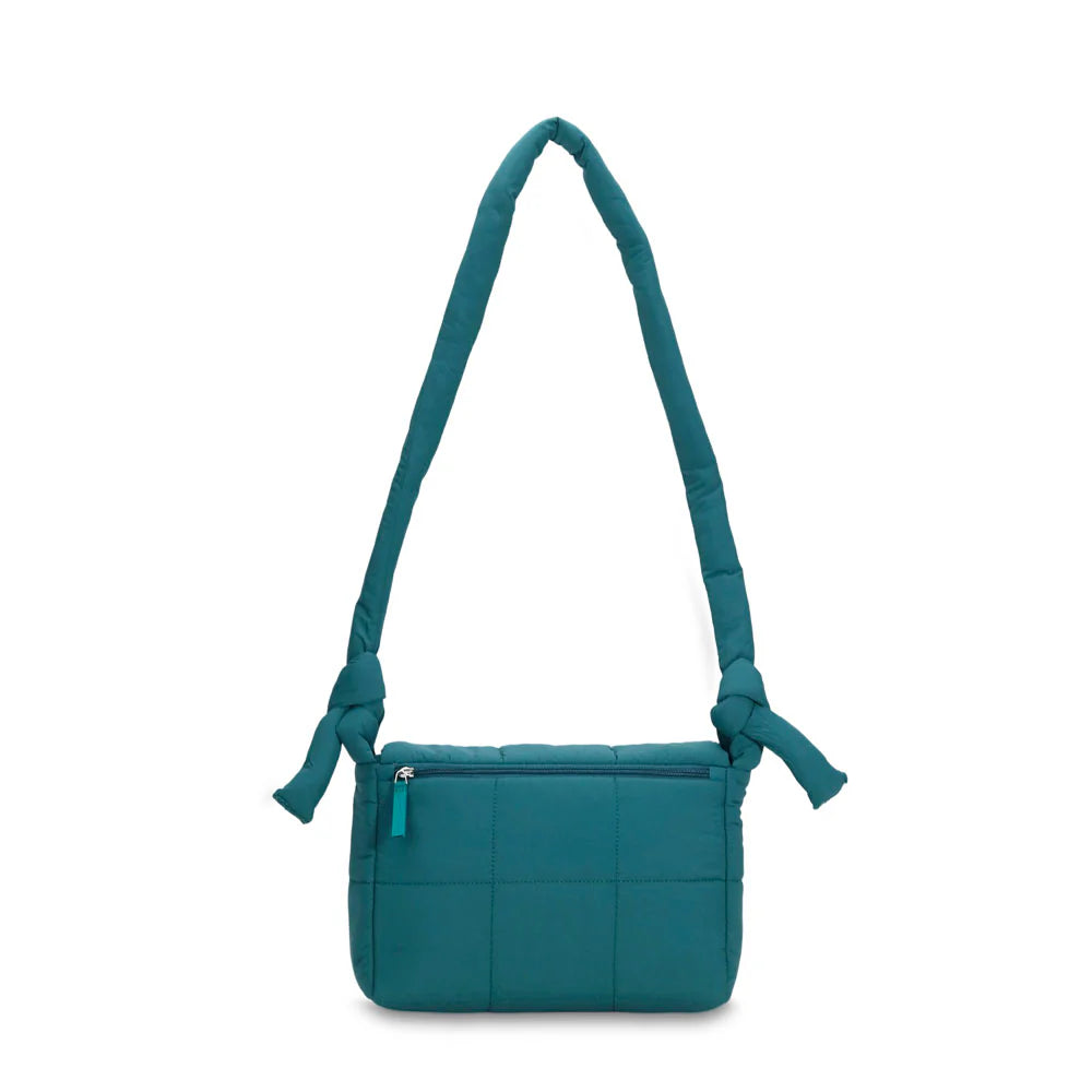 CAMPO MARZIO - Borsa Morbida con Patta e Tracolla SNOW CROSSBODY BAG PETROL BLUE