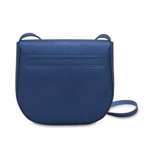 CAMPO MARZIO - Kym Saddle Bag Black - Lapis Blue