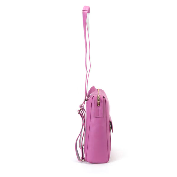 Campo Marzio - Borsa 3 in 1 – A Mano, Tracolla e Zainetto Sharon backpack pink/silver