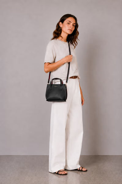 Mini Tote Bag Campo Marzio White/Gold
