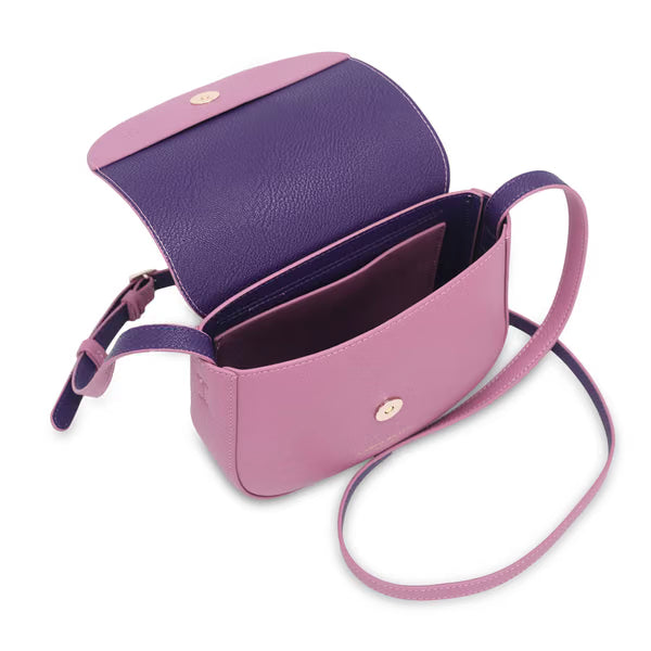 CAMPO MARZIO - Mini Borsa a Tracolla Regolabile RACHEL MINI BAG ANTIQUE PINK - VIOLET