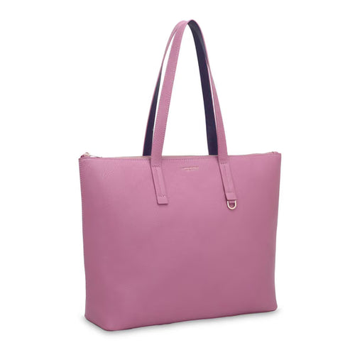 CAMPO MARZIO - Borsa a Spalla con Scomparto Laptop 13"Winona Shopping Bag 13" - Antique Pink-Violet