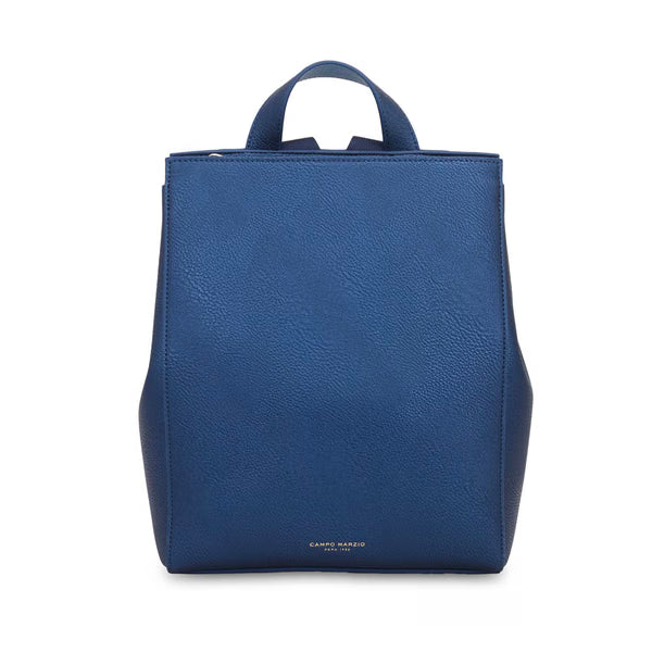 CAMPO MARZIO - Mila Backpack – Zaino Blu Metallizzato Dark Denim