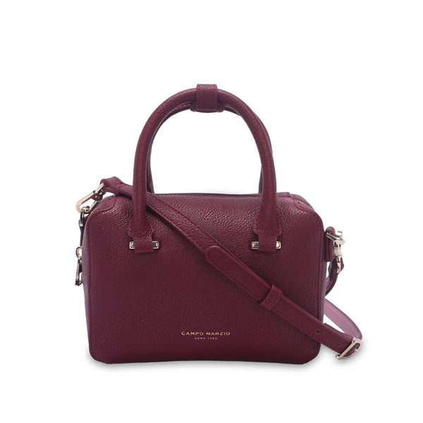 CAMPO MARZIO - Halle Mini Bowling Bag Burgundy-Pink