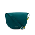 CAMPO MARZIO - CHRISTINA SADDLE BAG PETROL GREEN-LIGHT GREEN