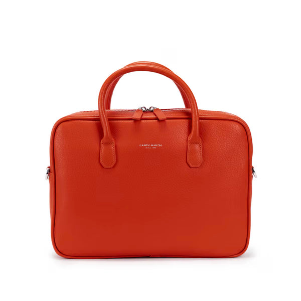CAMPO MARZIO - BOSTON BRIEFCASE 13 ORANGE CM-ANTHRACITE