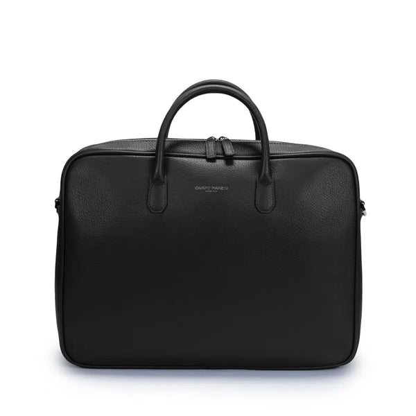 CAMPO MARZIO - DETROIT BRIEFCASE 15.6 BLACK - LAPIS BLUE