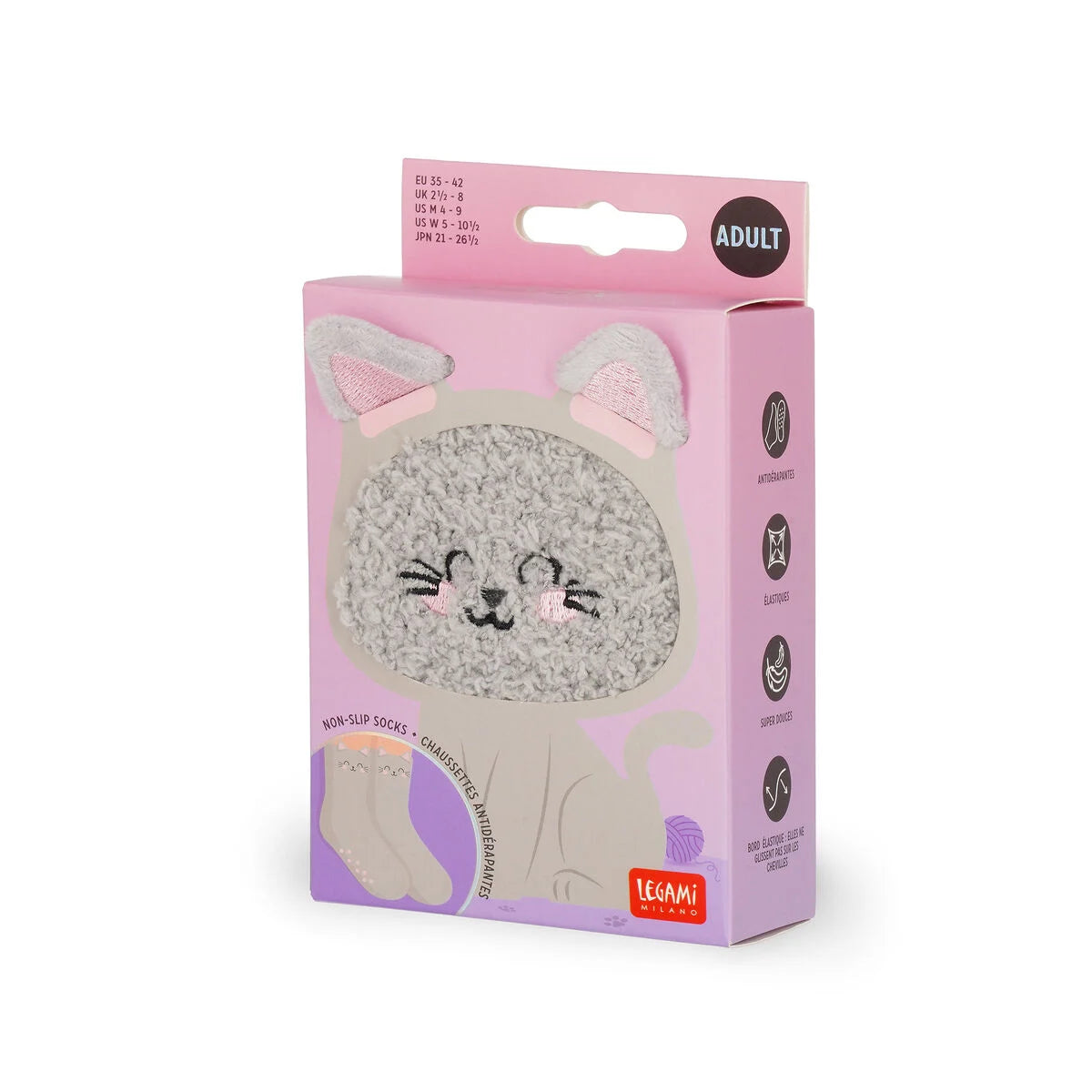LEGAMI IT'S A MATCH! - Calzini Antiscivolo Adulti tg.35-42 KITTY
