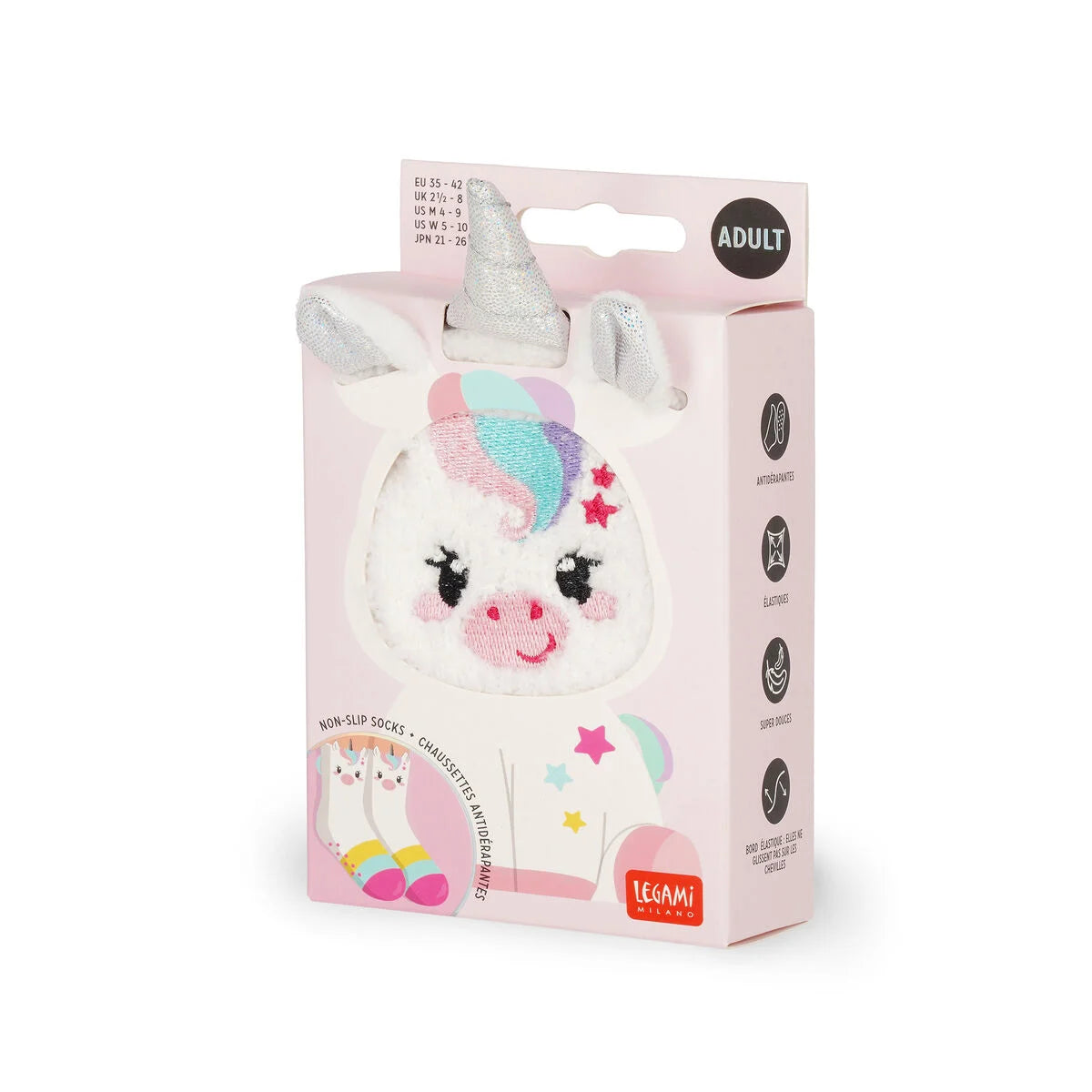 LEGAMI IT'S A MATCH! - Calzini Antiscivolo Adulti tg.35-42 UNICORN