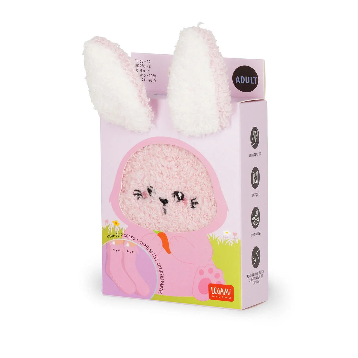 LEGAMI IT'S A MATCH! - Calzini Antiscivolo Adulti tg.35-42 BUNNY