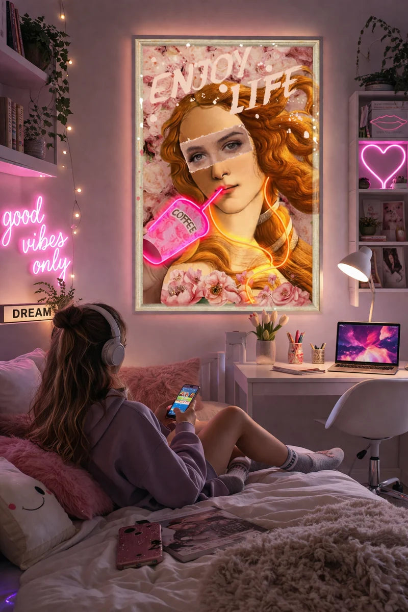 Palais Royal Quadro LED Enjoy Life 60x90 cm