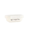 Simple Day Contenitore in gres M Oggi mangio bene 16,6 x 12 x 5,1 cm