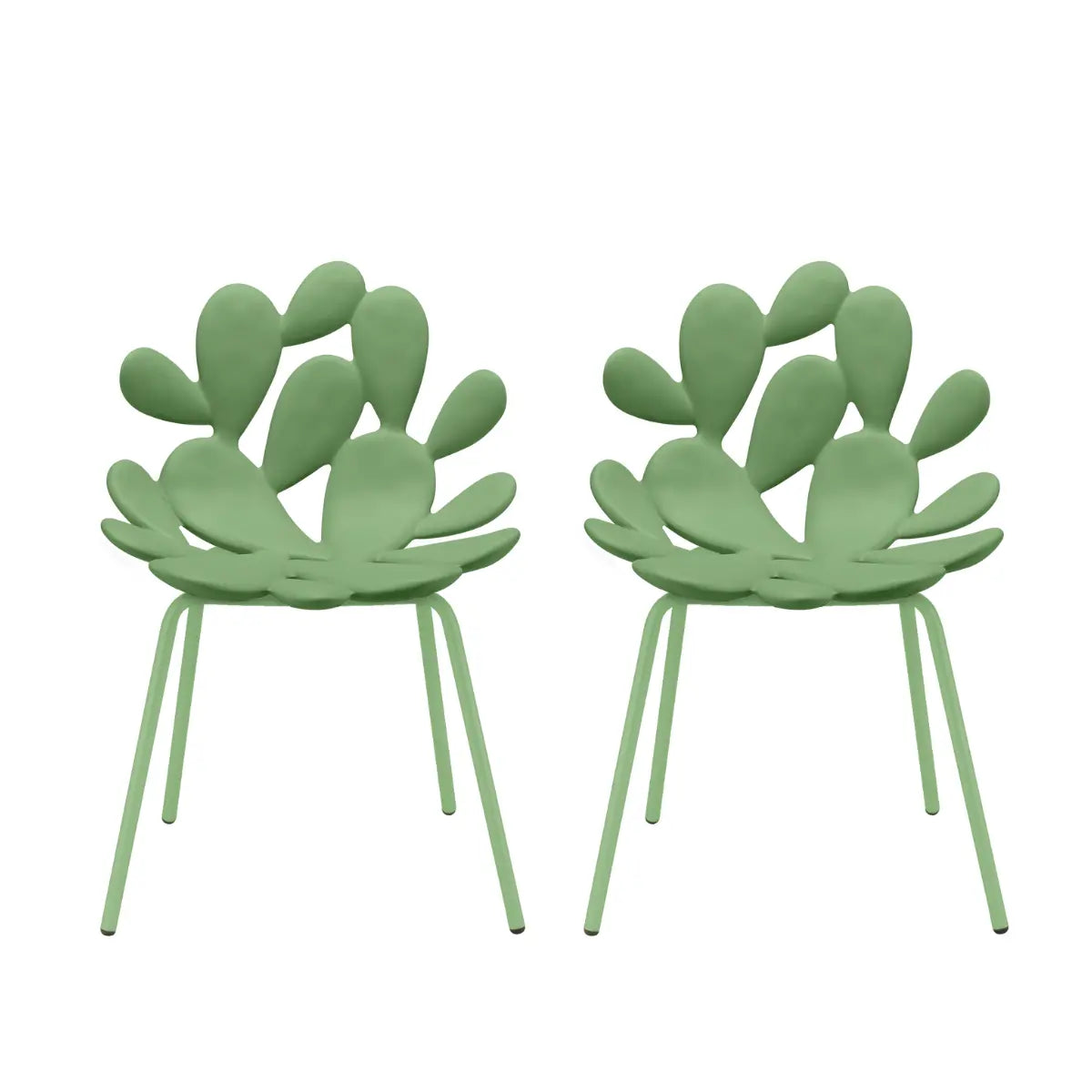 QEEBOO - Filicudi Chair SET 2 PZ Balsam Green-Balsam Green