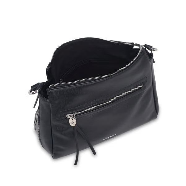 CAMPO MARZIO - Raffaella Hobo Bag Black
