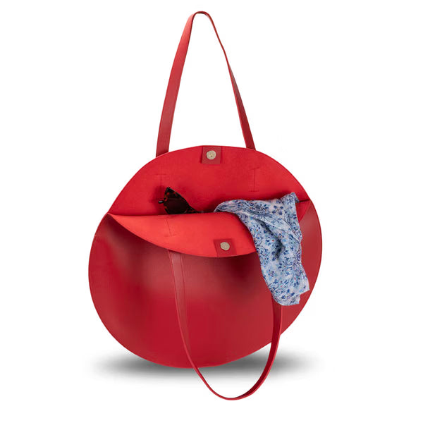 CAMPO MARZIO - MARLENE TOTE BAG CHERRY RED