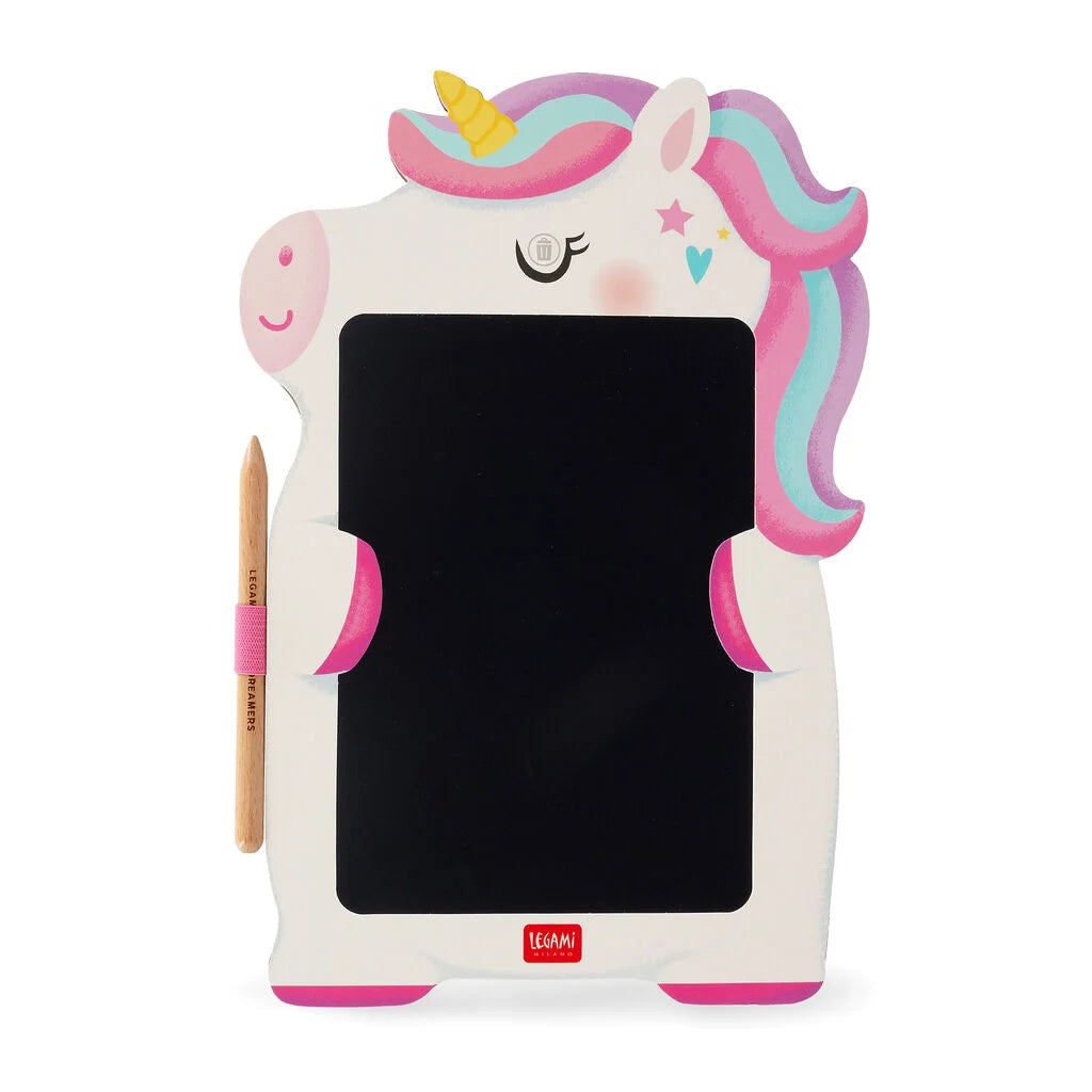 Legami Magic Sketch Board – Lavagna portatile LCD 8 pollici Unicorn