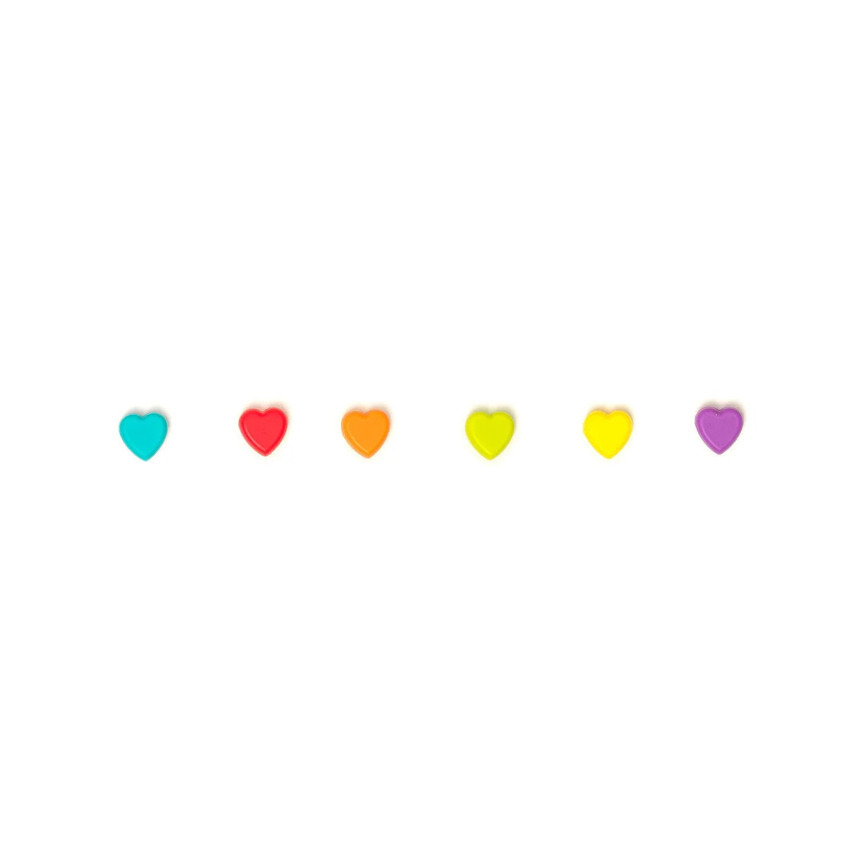 LEGAMI Set di 6 Segnabicchieri - Heart - Love Is In The Glass!