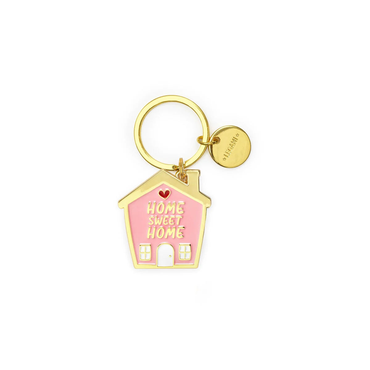 LEGAMI Portachiavi in Metallo Smaltato - House - What a Key Ring!