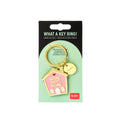 LEGAMI Portachiavi in Metallo Smaltato - House - What a Key Ring!