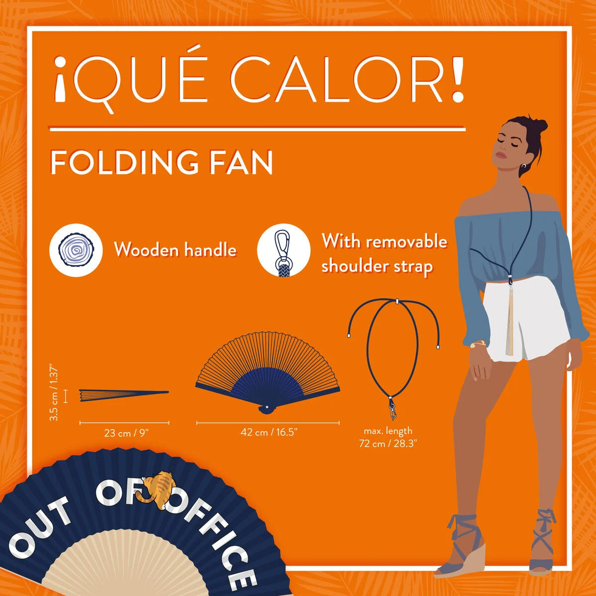 LEGAMI - VENTAGLIO PIEGHEVOLE  - QUE CALOR - OUT OF OFFICE
