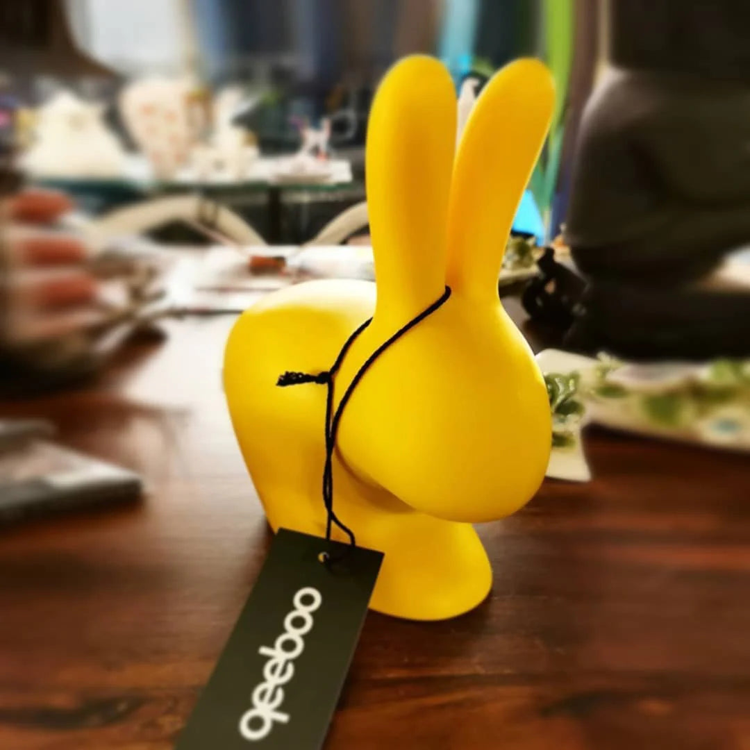QEEBOO - Rabbit XS Yellow Ferma porta