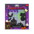 Legami Halloween - Set di 13 Adesivi in Gel Fosforescenti per Finestre - Windo-Glow - Gatto Nero
