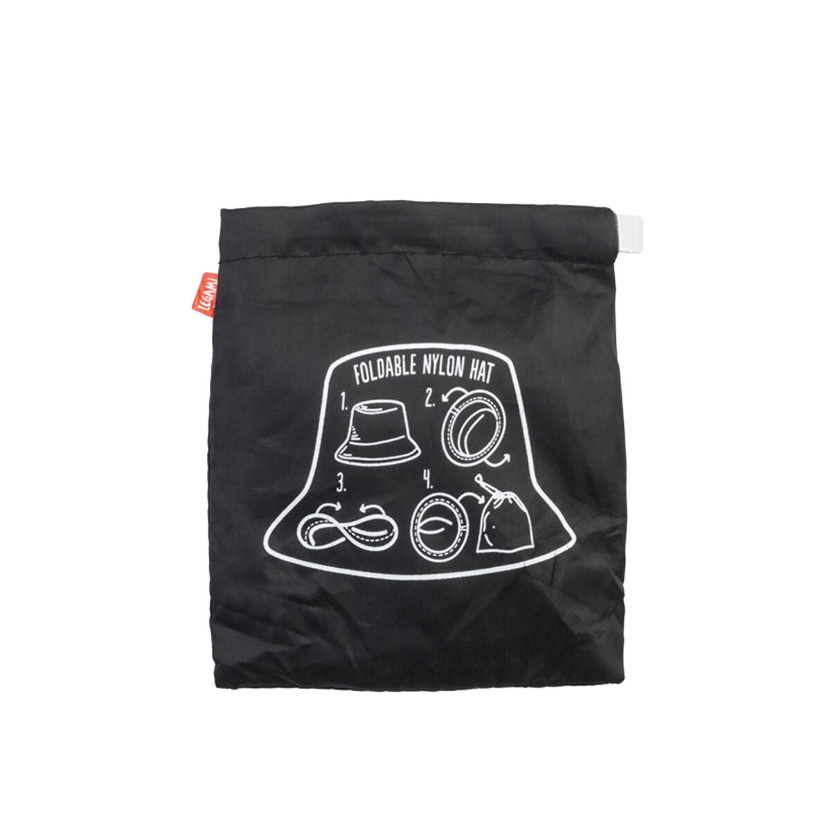 LEGAMI - SOS SANPEI-Cappello Antipioggia Pieghevole - NERO