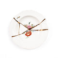 SELETTI PIATTO FONDO IN PORCELLANA Cm.22 h.4 "KINTSUGI-n'2"