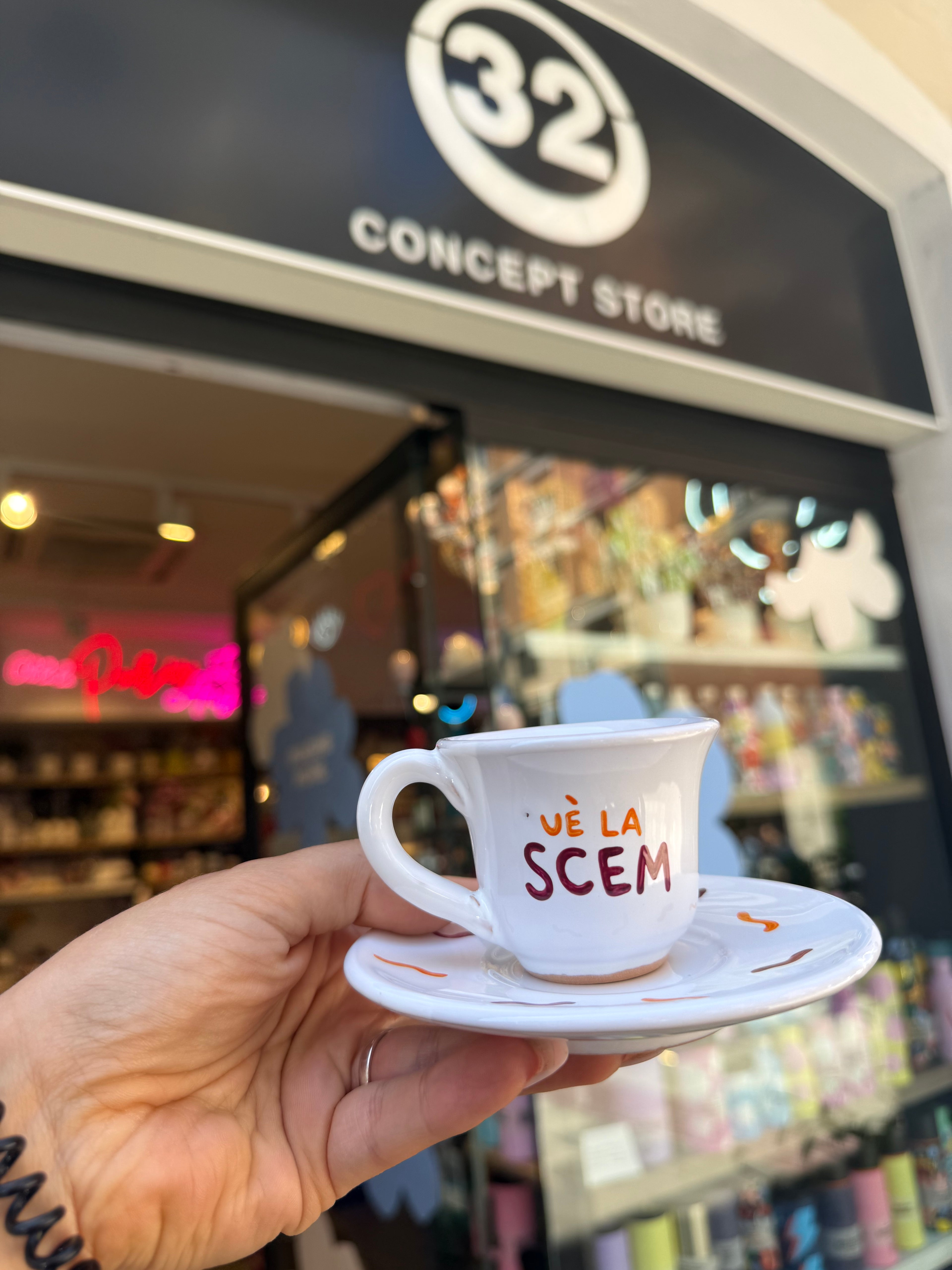 PIATTINI DAVANGUARDIA - Tazzina da caffè con piattino - UE LA SCEM