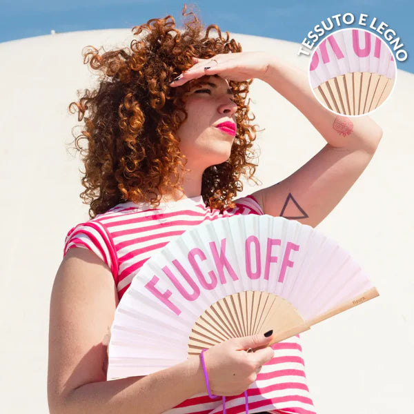 Fisura Ventaglio "Fuck Off" gradient