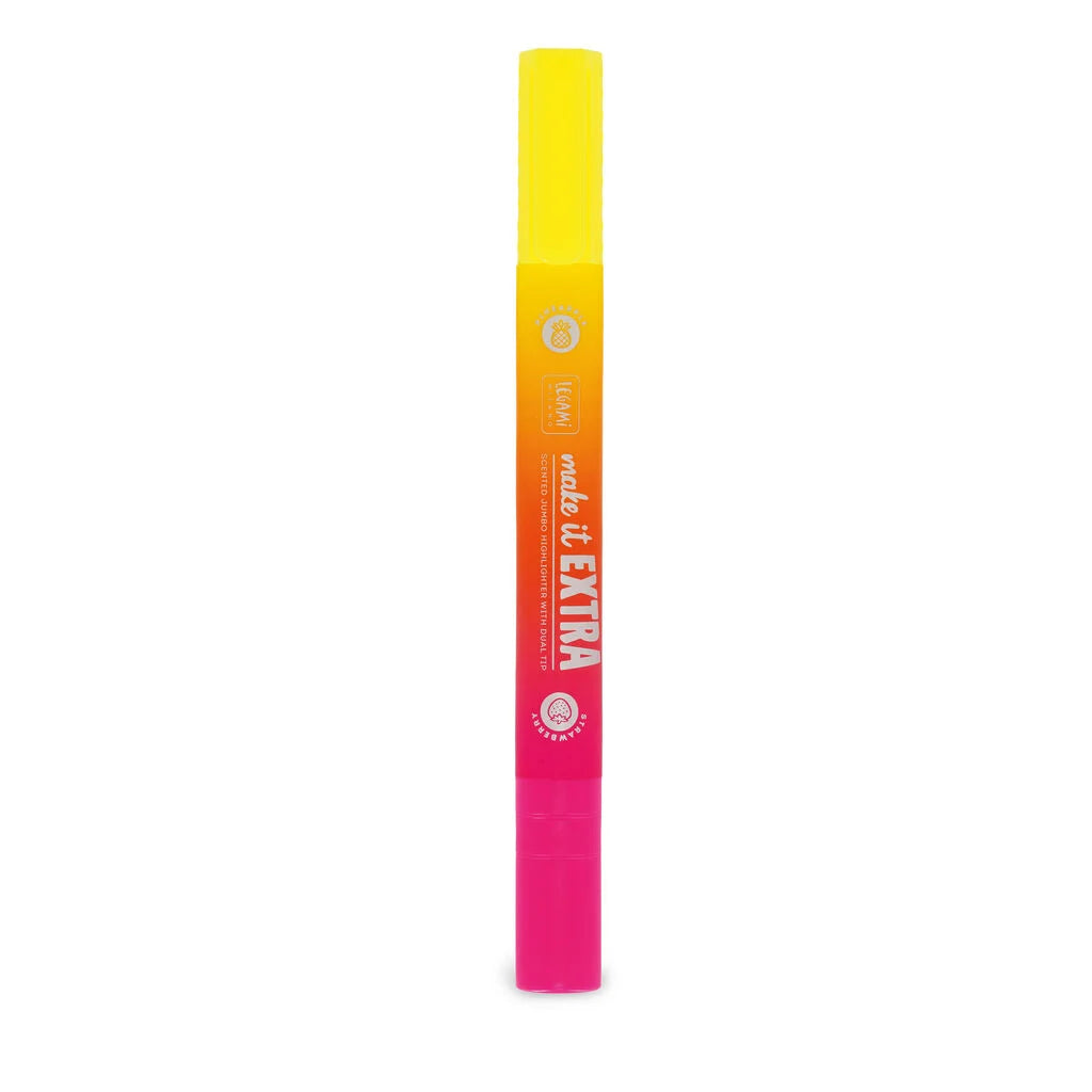 Legami Make It Extra – Evidenziatore gigante profumato giallo e rosa